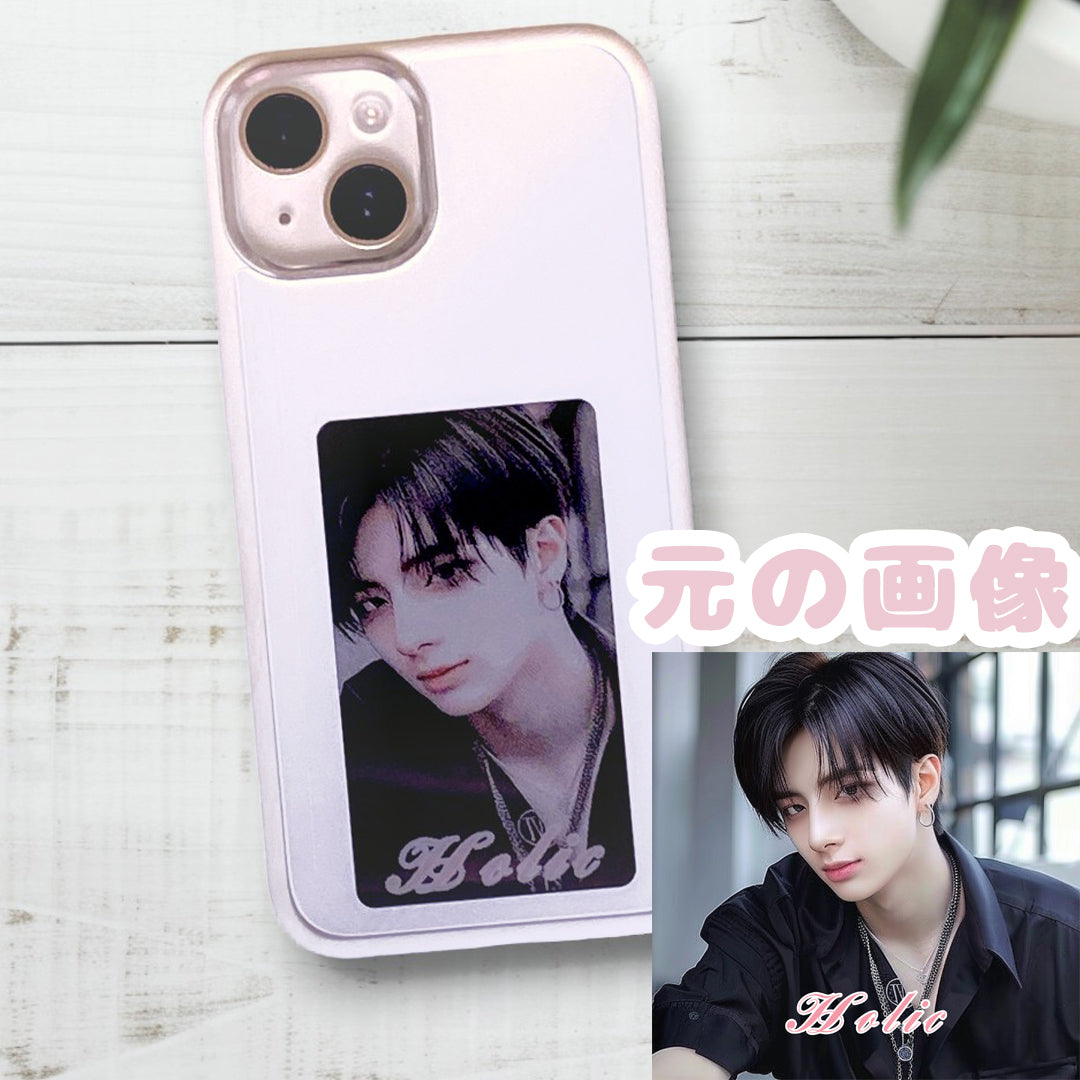推し活デジタルスクリーンiphoneケース(NFC搭載 E-inkデジタルスクリーン付き)