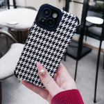 千鳥格子iphoneケース