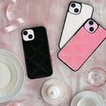 ベルベットクロスチェックiphoneケース