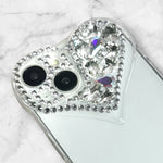 クリスタルハートiphoneケース