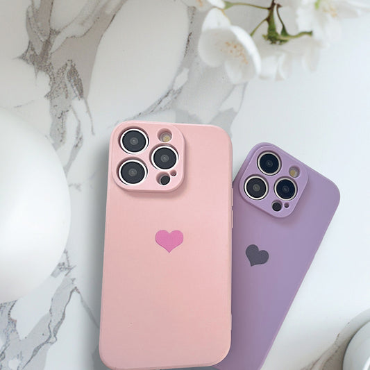シンプルハートiphoneケース
