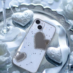 ハートクリアミラーiphoneケース
