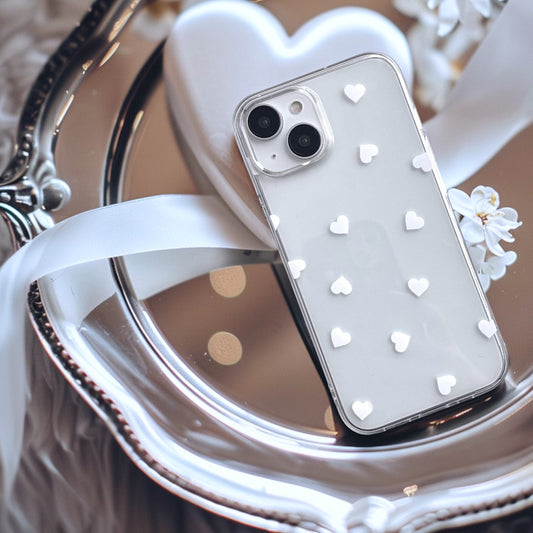 ハートクリアiphoneケース