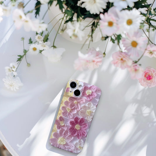 花畑アートシェルiphoneケース