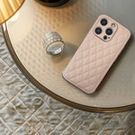 クラシックキルティングレザーiphoneケース