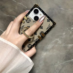 エインシェントモノグラムスタンドグリップリング付きiphoneケース