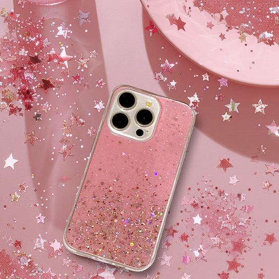 グリッタークリアiphoneケース