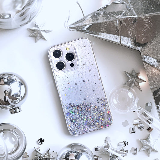 グリッタークリアiphoneケース