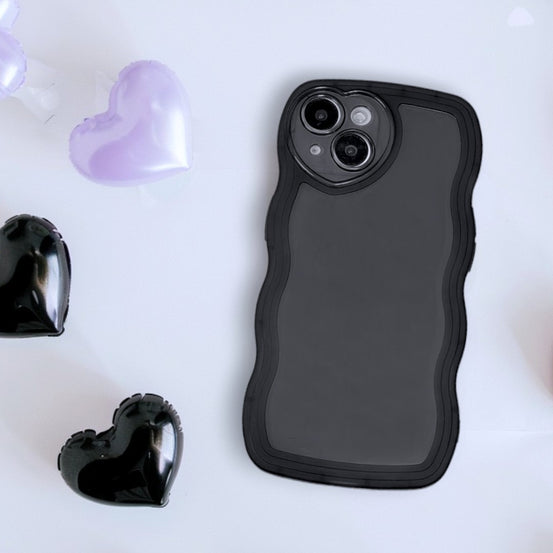 うねうねハートクリアiphoneケース