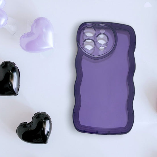 うねうねハートクリアiphoneケース