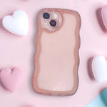 うねうねハートクリアiphoneケース