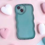 うねうねハートクリアiphoneケース