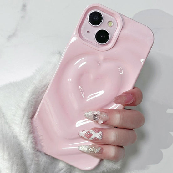 クリーミーハートiphoneケース