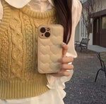 エンボスハートiphoneケース