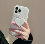 プリズムハートスタンドグリップ付きiphoneケース