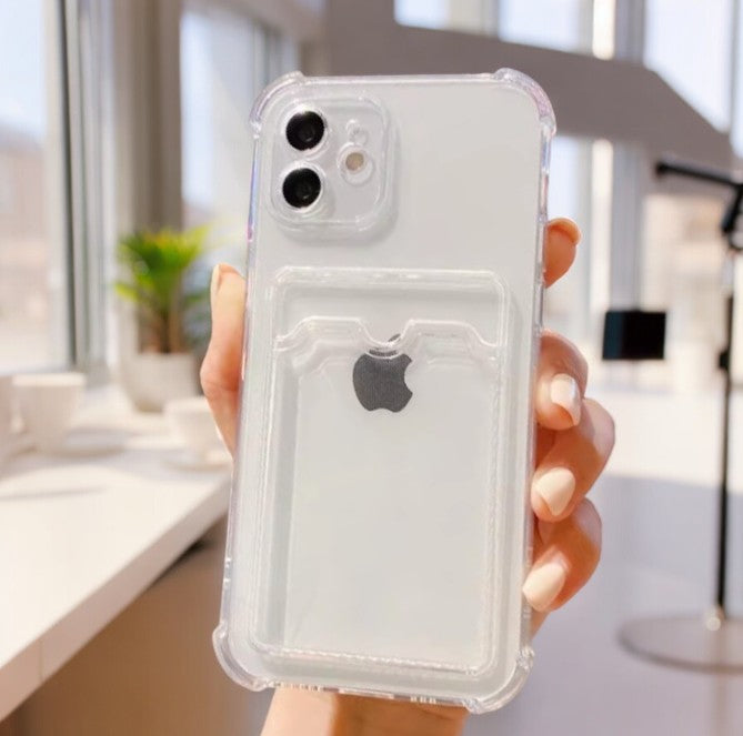 推し活クリアポケットiphoneケース