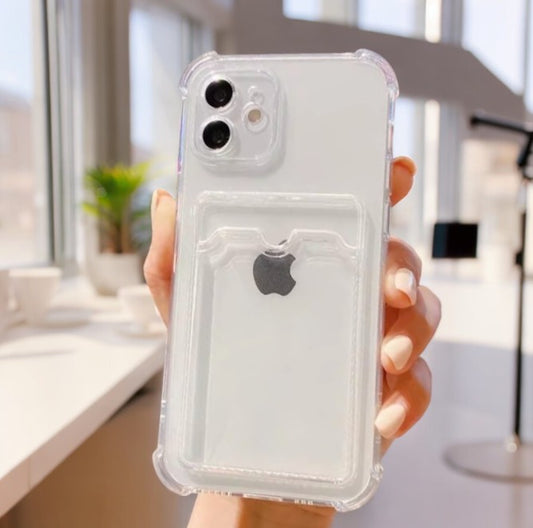 推し活クリアポケットiphoneケース