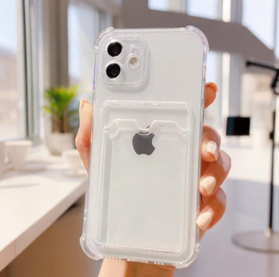 推し活クリアポケットiphoneケース