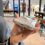 ハートビジュークリアミラーiphoneケース