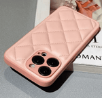 キルティングレザーiphoneケース