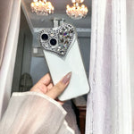 クリスタルハートiphoneケース