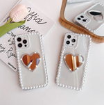 プリンセスハートミラーiphoneケース