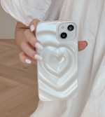 クリーミーハートiphoneケース