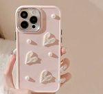スイーツパールハートiphoneケース
