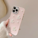 スイーツパールハートiphoneケース