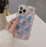 クリアキルティングiphoneケース