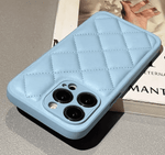 キルティングレザーiphoneケース