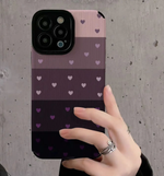 グラデーションハートiphoneケース