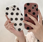ポルカドットiphoneケース