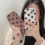 ポルカドットiphoneケース