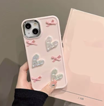 スイーツリボンハートiphoneケース