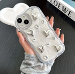 ハートビジューiphoneケース