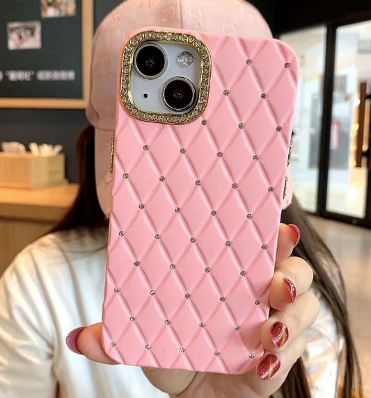 iphoneケース 可愛いストーン付き／iphone15,iphone15Pro