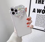 クリスタルハートiphoneケース