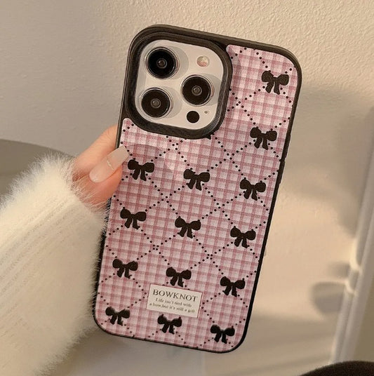 ビンテージリボンiphoneケース