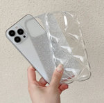 クリアキルティングiphoneケース