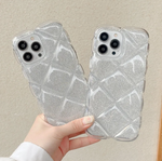 クリアキルティングiphoneケース