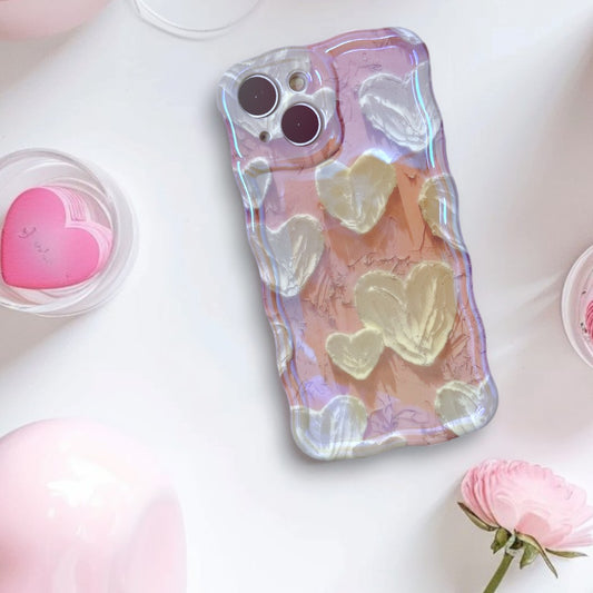 ハートアートシェルiphoneケース