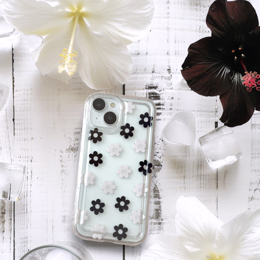 花畑クリアiphoneケース