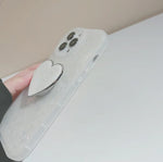 プリズムハートスタンドグリップ付きiphoneケース