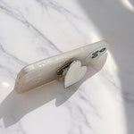 プリズムハートスタンドグリップ付きiphoneケース