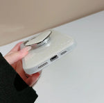 プリズムハートスタンドグリップ付きiphoneケース