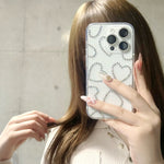 ジュエルハートクリアiphoneケース