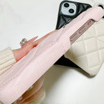 エレガントキルティングレザーiphoneケース