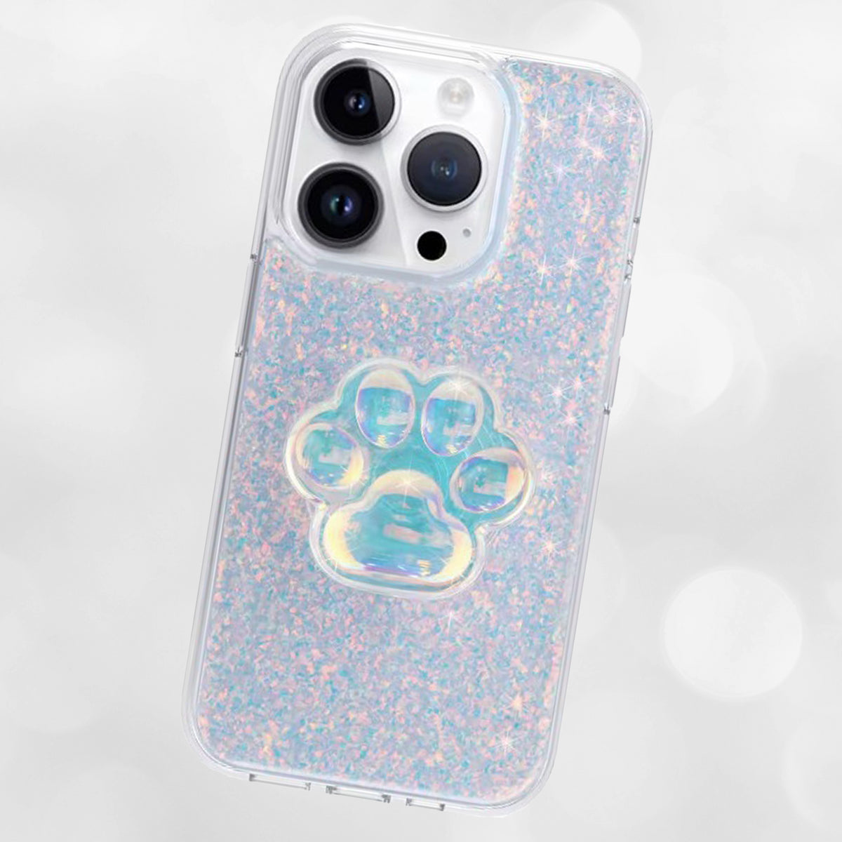 肉球グリップスタンド付きiphoneケース