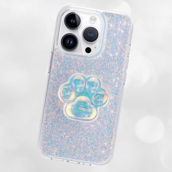 肉球グリップスタンド付きiphoneケース